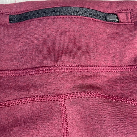 Women’s Nike One Running Tights Mid Rise Berry Size Medium New with tags - Picture 8 of 13